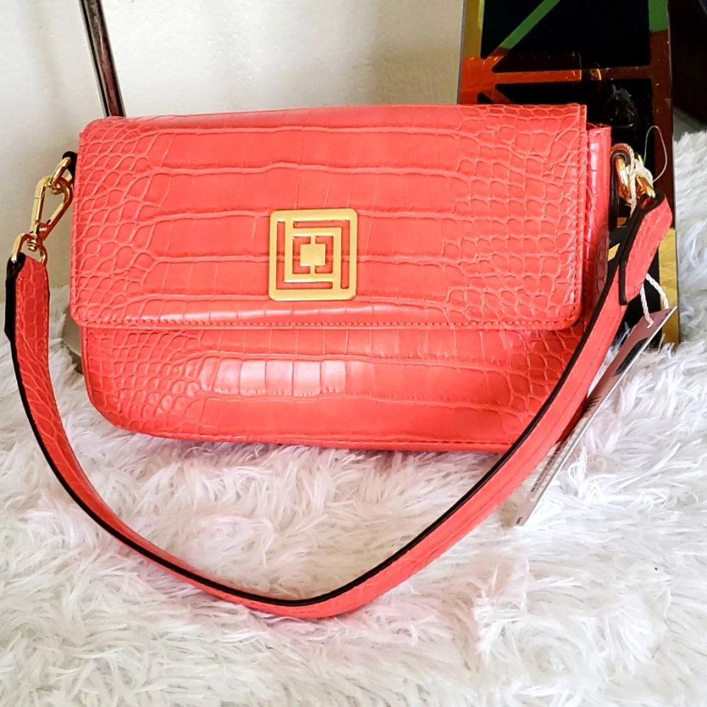 Liz Claiborne Keates Flap Shoulder Bag New w Tag